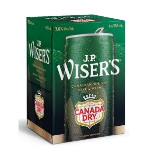 J.p.wisers X Ginger Ale 4 Pack
